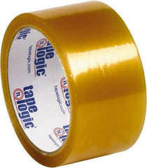 Tape Logic - 2" x 55 Yd Clear Rubber Adhesive Packaging Tape - Polypropylene Film Backing, 1.7 mil Thick - Exact Tool & Supply