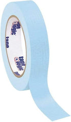 Tape Logic - 1" Wide x 60 Yd Long Blue Crepe Paper Masking Tape - 4.9 mil Thick - Exact Tool & Supply