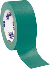 Tape Logic - 2" Wide x 60 Yd Long Green Crepe Paper Masking Tape - 4.9 mil Thick - Exact Tool & Supply