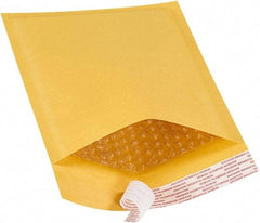 Made in USA - 10" Long x 6" Wide Peel-Off Self-Seal Bubble Mailer - Kraft - Exact Tool & Supply