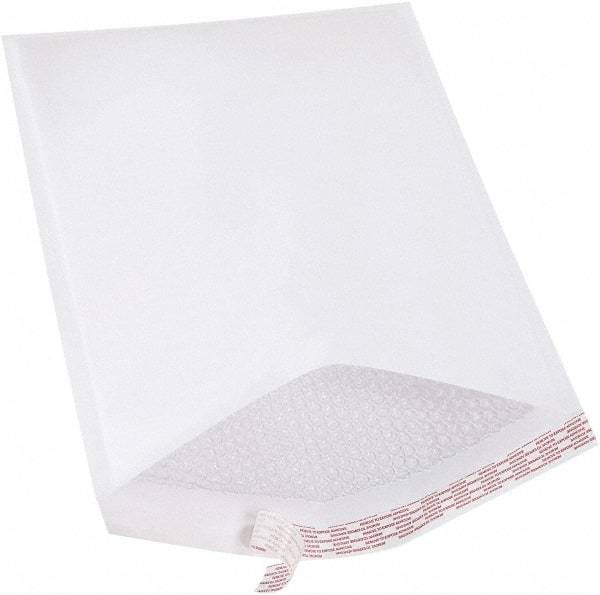 Value Collection - 20" Long x 14-1/4" Wide Peel-Off Self-Seal Bubble Mailer - White - Exact Tool & Supply