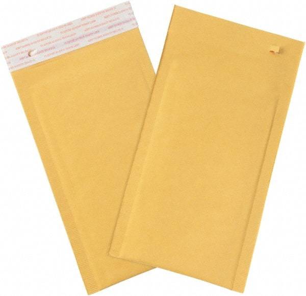Value Collection - 10" Long x 5" Wide Peel-Off Self-Seal Bubble Mailer - Kraft - Exact Tool & Supply