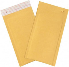 Value Collection - 10" Long x 5" Wide Peel-Off Self-Seal Bubble Mailer - Kraft - Exact Tool & Supply