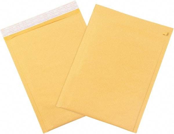 Value Collection - 12" Long x 7-1/4" Wide Peel-Off Self-Seal Bubble Mailer - Kraft - Exact Tool & Supply