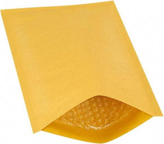 Made in USA - 12" Long x 7-1/4" Wide Regular Bubble Mailer - Kraft - Exact Tool & Supply