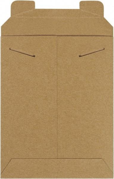 Made in USA - 9" Long x 7" Wide Regular Flat Mailer - Kraft - Exact Tool & Supply