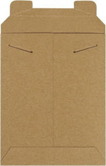 Made in USA - 9" Long x 7" Wide Regular Flat Mailer - Kraft - Exact Tool & Supply