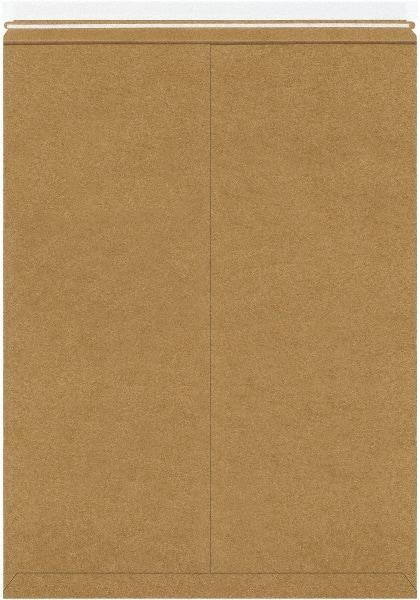 Made in USA - 27" Long x 20" Wide Peel-Off Self-Seal Flat Mailer - Kraft - Exact Tool & Supply