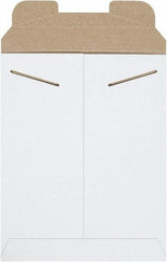 Made in USA - 11-1/2" Long x 9" Wide Regular Flat Mailer - White - Exact Tool & Supply