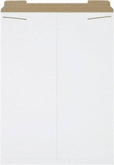 Made in USA - 27" Long x 20" Wide Regular Flat Mailer - White - Exact Tool & Supply