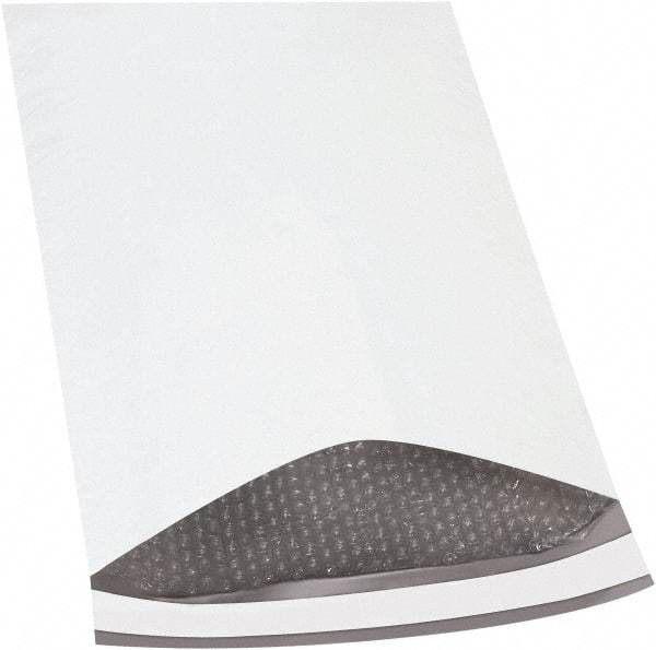 Made in USA - 20" Long x 14-1/4" Wide Peel-Off Self-Seal Padded Mailer - White - Exact Tool & Supply