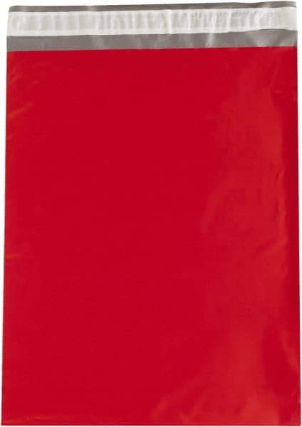 Value Collection - 15-1/2" Long x 12" Wide Peel-Off Self-Seal Courier Envelope - Red - Exact Tool & Supply