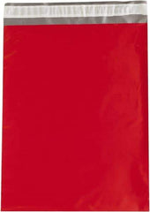 Value Collection - 15-1/2" Long x 12" Wide Peel-Off Self-Seal Courier Envelope - Red - Exact Tool & Supply