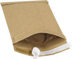Made in USA - 12" Long x 7-1/4" Wide Peel-Off Self-Seal Padded Mailer - Kraft - Exact Tool & Supply