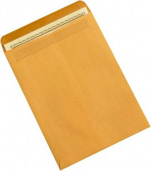 Made in USA - 12" Long x 9" Wide Self Seal Natural Kraft Envelope - Kraft - Exact Tool & Supply