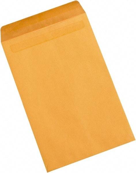 Made in USA - 15" Long x 10" Wide Self Seal Natural Kraft Envelope - Kraft - Exact Tool & Supply