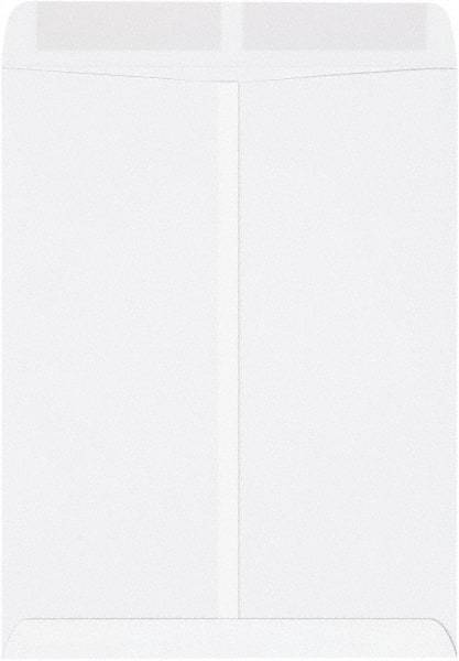Made in USA - 13" Long x 10" Wide Gummed Flap White Catalog Envelope - White - Exact Tool & Supply