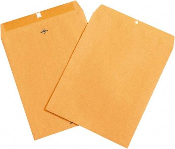 Made in USA - 14-1/2" Long x 11-1/2" Wide Clasp Envelope - Kraft - Exact Tool & Supply