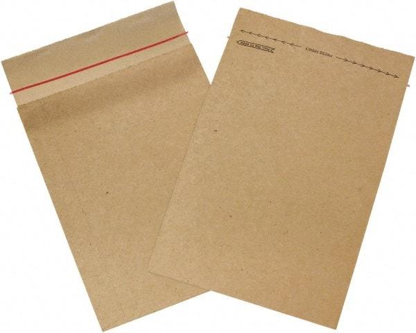 Made in USA - 14" Long x 10-1/2" Wide Self Seal Jiffy Rigi Bag Mailer - Kraft - Exact Tool & Supply