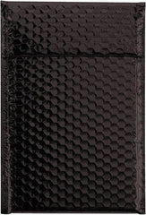 Made in USA - 11" Long x 7-1/2" Wide Peel-Off Self-Seal Bubble Mailer - Black - Exact Tool & Supply