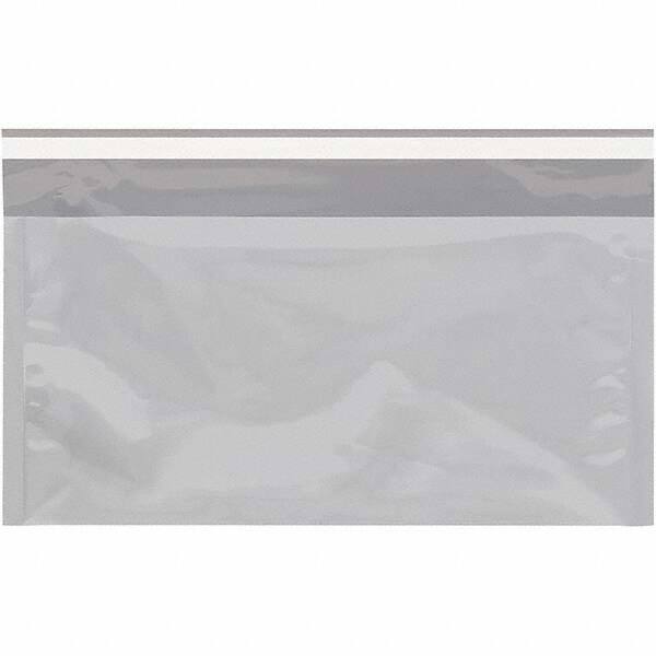 Value Collection - 10-1/4" Long x 6-1/4" Wide Peel-Off Self-Seal Metallic Mailer - Silver - Exact Tool & Supply
