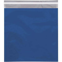 Value Collection - 13" Long x 10-3/4" Wide Peel-Off Self-Seal Metallic Mailer - Blue - Exact Tool & Supply