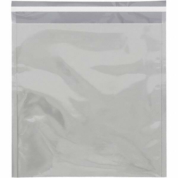 Value Collection - 13" Long x 10-3/4" Wide Peel-Off Self-Seal Metallic Mailer - Silver - Exact Tool & Supply