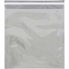 Value Collection - 13" Long x 10-3/4" Wide Peel-Off Self-Seal Metallic Mailer - Silver - Exact Tool & Supply
