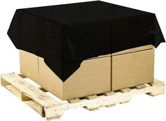 Made in USA - 60" Long x 60" Wide Top Sheet - Black, Case, 250 Piece - Exact Tool & Supply