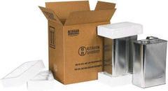 Made in USA - 11-3/8" Long x 8-3/16" Wide x 12-1/3" High Shipper Kit - Each - Exact Tool & Supply