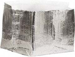 Made in USA - 12" Long x 12" Wide x 6" High x 3/16" Thick Box Liner - Silver, Case - Exact Tool & Supply