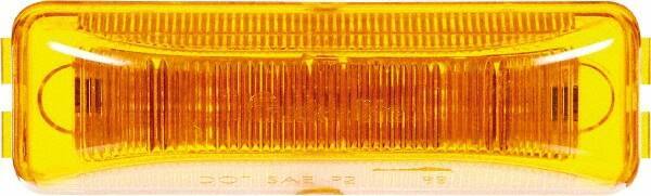 Truck-Lite - 4" Long, Yellow LED Marker Clearance - 12 Volts - Exact Tool & Supply
