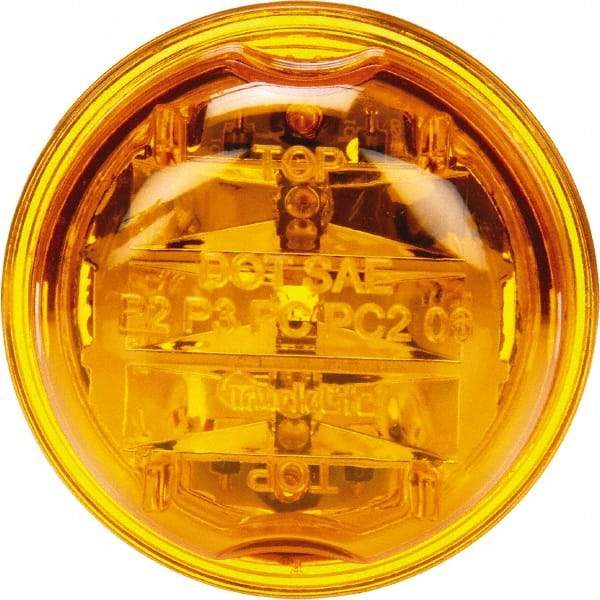 Truck-Lite - 2" Long, Yellow LED Marker Clearance - 12 Volts - Exact Tool & Supply