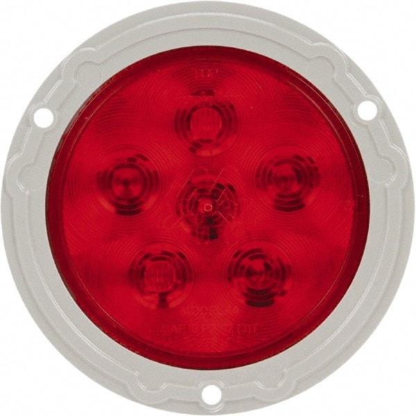 Truck-Lite - 4" Long, Red LED Stop, Turn & Tail Light - 12 Volts, Includes LED Light, Plug - Exact Tool & Supply
