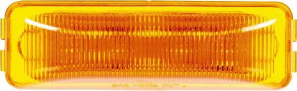 Truck-Lite - 4" Long, Yellow LED Marker Clearance - 12 Volts - Exact Tool & Supply
