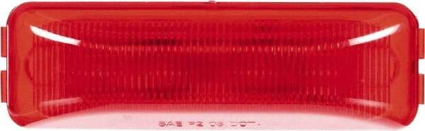 Truck-Lite - 4" Long, Red LED Marker Clearance - 12 Volts - Exact Tool & Supply
