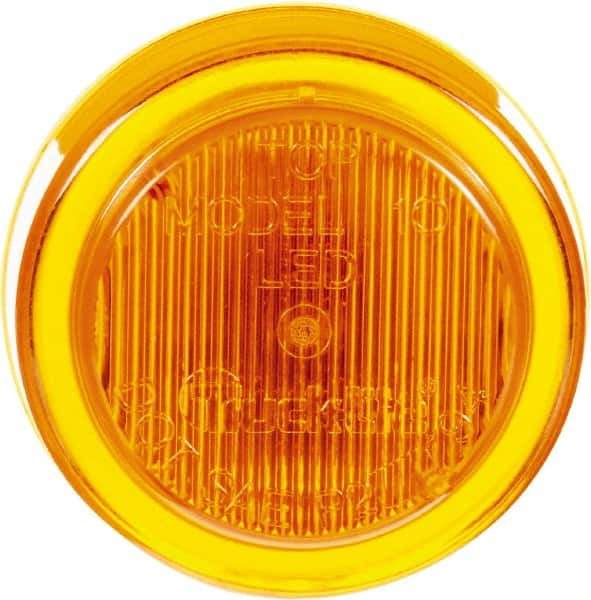 Truck-Lite - 2-1/2" Long, Yellow LED Marker Clearance - 12 Volts - Exact Tool & Supply