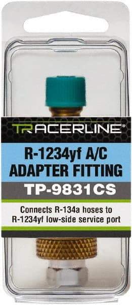 Spectroline - Low Side Automotive A/C Service Coupler - Yellow Actuator - Exact Tool & Supply