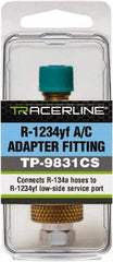 Spectroline - Low Side Automotive A/C Service Coupler - Yellow Actuator - Exact Tool & Supply