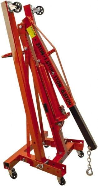 OEM Tools - Steel Folding Engine Crane - 10 to 25' Span - Exact Tool & Supply