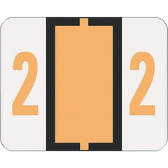 SMEAD - 1-1/2" Long, White File Folder Label - For File Folders - Exact Tool & Supply