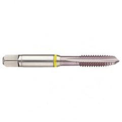 16193 2B 3-Flute Cobalt Yellow Ring Spiral Point Plug Tap-MolyGlide - Exact Tool & Supply