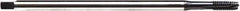 Emuge - M6x1.00 Metric, 3 Flute, NE2 Finish Cobalt, Spiral Point, Extension Pulley Tap - 6.3" OAL, 43/64" Thread Length, 6H Class of Fit - Exact Tool & Supply