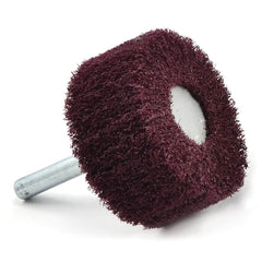 Superior Abrasives - Mounted Flap Wheels; Abrasive Type: Non-Woven ; Outside Diameter (Inch): 3 ; Face Width (Inch): 1 ; Abrasive Material: Aluminum Oxide ; Grade: Fine ; Mounting Type: 1/4" Shank - Exact Tool & Supply
