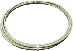 Loos & Co. - 100' Long, 3/16" x 3/16" Diam, Stainless Steel Wire Rope - 4,200 Lb Breaking Strength, 7 x 19 - Exact Tool & Supply