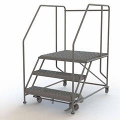 TRI-ARC - Rolling & Wall Mounted Ladders & Platforms Type: Rolling Work Platform Style: Steel Work Platform - Exact Tool & Supply