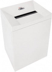 Ability One - 4mm x 37mm" Strip, 17 Sheet Cross Cut Paper Office Shredder - 13-1/2" Long x 18" Wide x 25" High, Level 4 Security, 69 Gal Wastebasket - Exact Tool & Supply