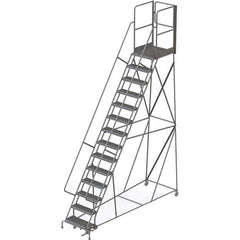 TRI-ARC - Rolling & Wall Mounted Ladders & Platforms Type: Rolling Warehouse Ladder Style: Rolling Platform Ladder - Exact Tool & Supply