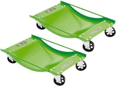 OEM Tools - 4 Wheel, 1,000 Lb Capacity, One Pair Dolly without Handle - 3-1/2" Cast Iron Casters - Exact Tool & Supply
