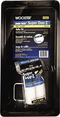 Wooster Brush - 13" Long, Mini Roller Kit - Steel Frame, Includes Paint Tray, Roller Cover & Frame - Exact Tool & Supply